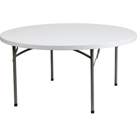 Atlas Commercial Products Titan Series 60 Round Plastic Folding Table PFT23-60R